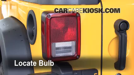 2008 Jeep Wrangler Unlimited Rubicon 3.8L V6 Lights Brake Light (replace bulb)
